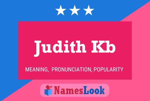 Póster del nombre Judith Kb