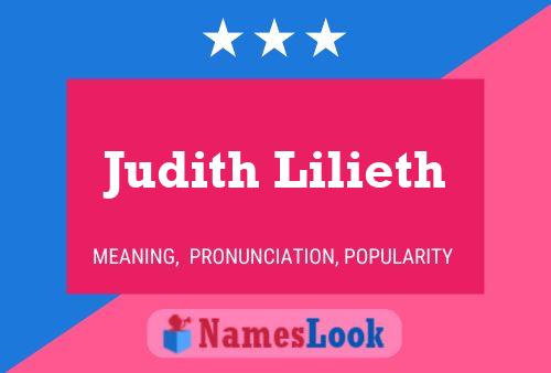 Póster del nombre Judith Lilieth