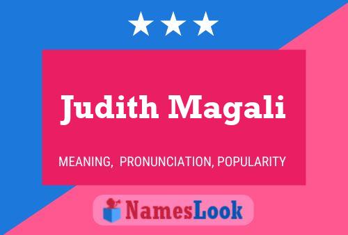 Póster del nombre Judith Magali