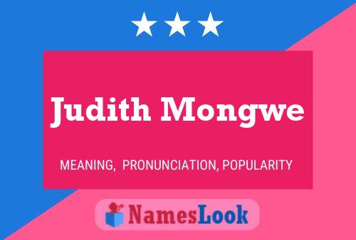 Póster del nombre Judith Mongwe