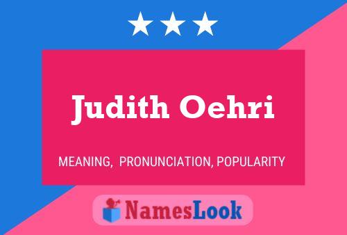 Póster del nombre Judith Oehri