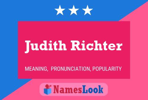 Póster del nombre Judith Richter