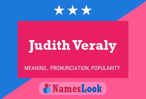 Póster del nombre Judith Veraly