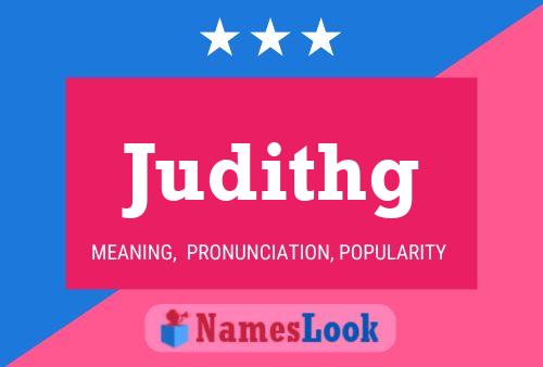 Póster del nombre Judithg