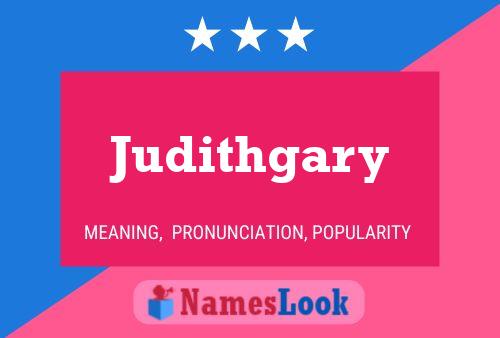 Póster del nombre Judithgary