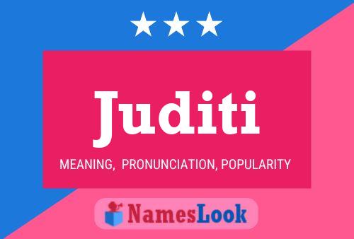 Póster del nombre Juditi