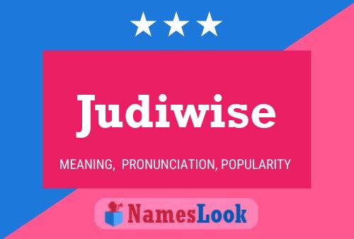 Póster del nombre Judiwise