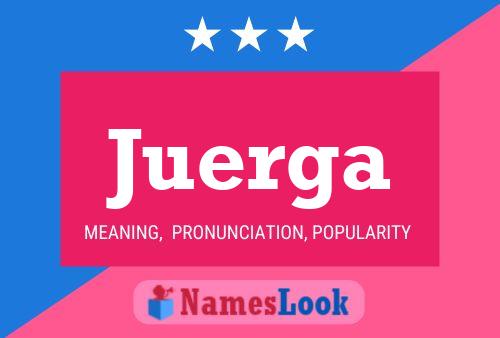 Póster del nombre Juerga