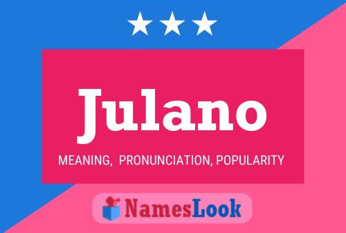 Póster del nombre Julano