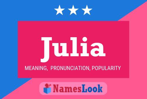 Póster del nombre Julia