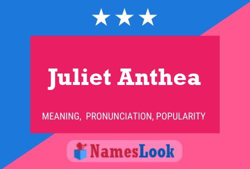 Póster del nombre Juliet Anthea