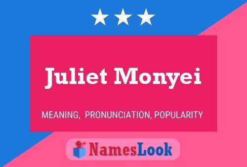 Póster del nombre Juliet Monyei