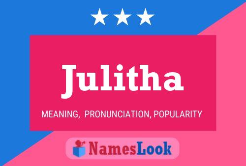 Póster del nombre Julitha