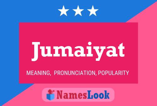 Póster del nombre Jumaiyat