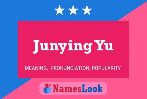 Póster del nombre Junying Yu