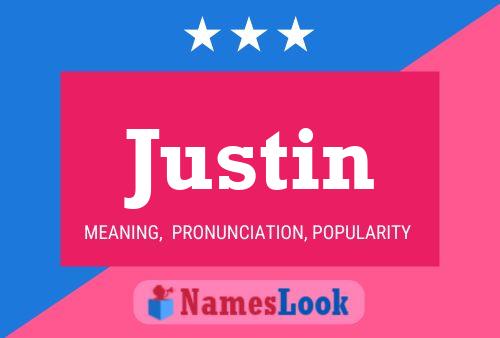 Póster del nombre Justin