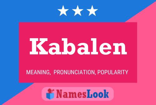 Póster del nombre Kabalen