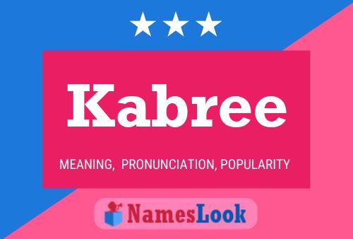 Póster del nombre Kabree