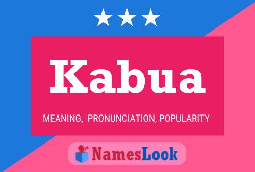 Póster del nombre Kabua