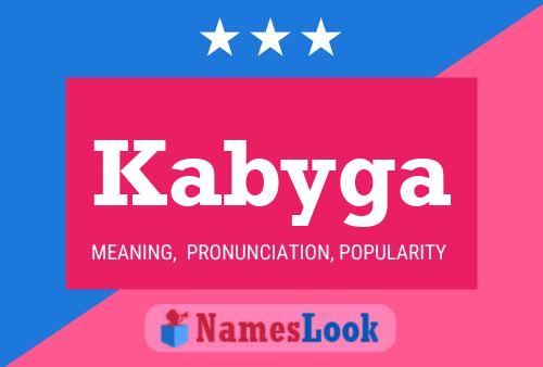 Póster del nombre Kabyga