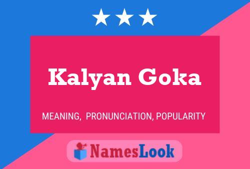 Póster del nombre Kalyan Goka