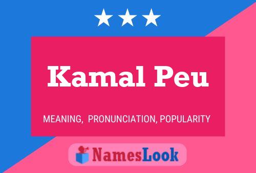 Póster del nombre Kamal Peu