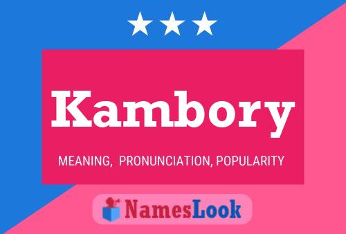 Póster del nombre Kambory