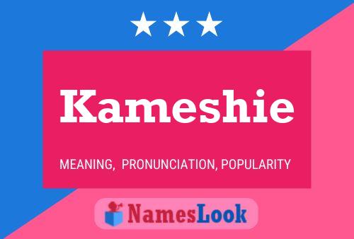 Póster del nombre Kameshie