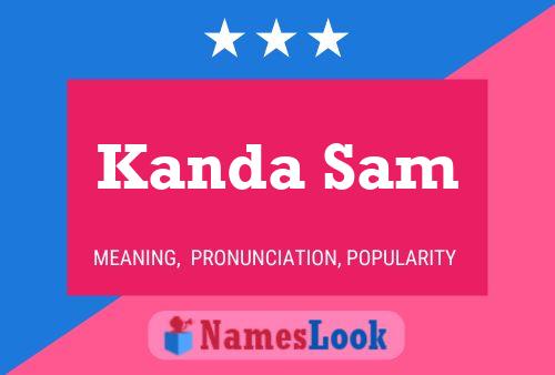 Póster del nombre Kanda Sam