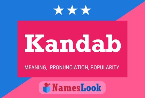 Póster del nombre Kandab