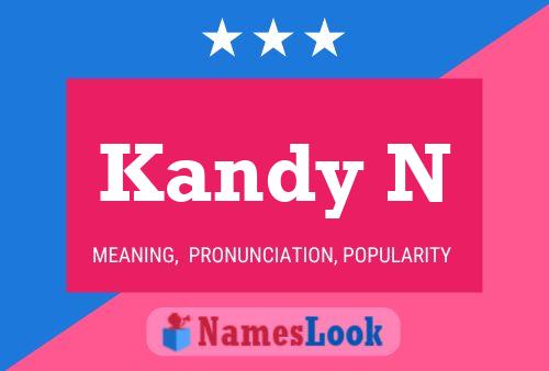 Póster del nombre Kandy N