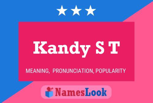 Póster del nombre Kandy S T