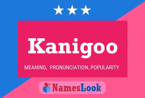 Póster del nombre Kanigoo