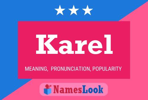 Póster del nombre Karel