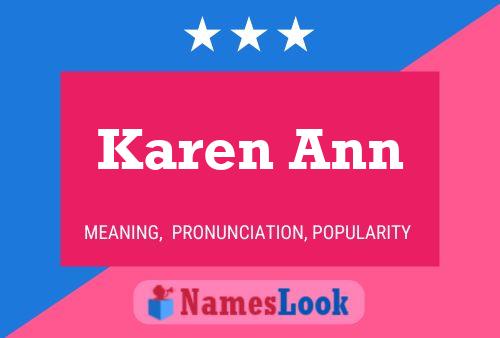 Póster del nombre Karen Ann