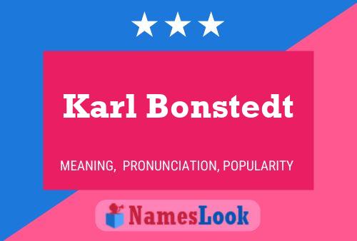 Póster del nombre Karl Bonstedt