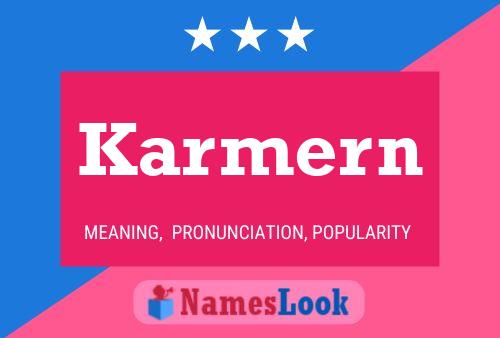 Póster del nombre Karmern