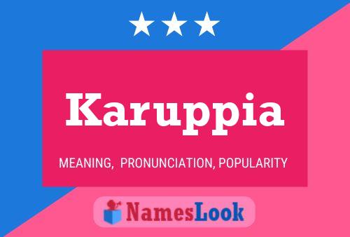 Póster del nombre Karuppia