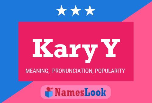 Póster del nombre Kary Y