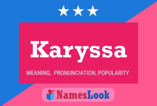 Póster del nombre Karyssa