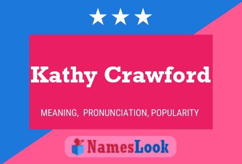 Póster del nombre Kathy Crawford