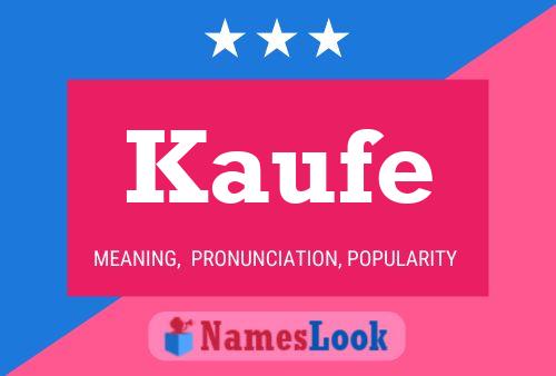 Póster del nombre Kaufe