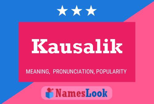 Póster del nombre Kausalik