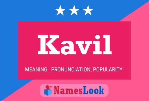 Póster del nombre Kavil