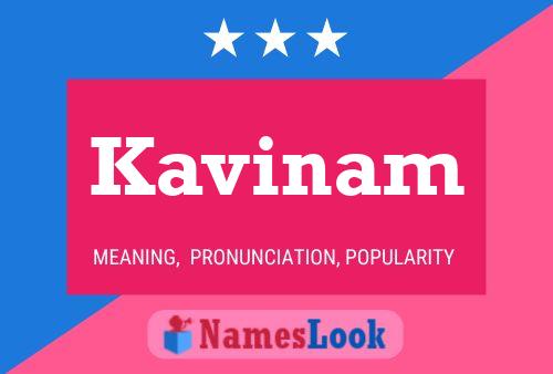 Póster del nombre Kavinam