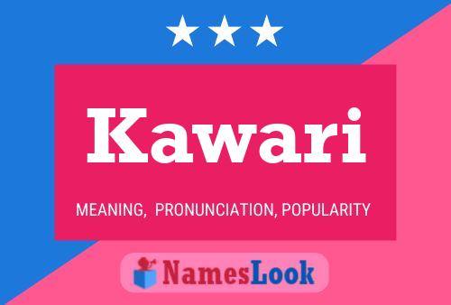 Póster del nombre Kawari