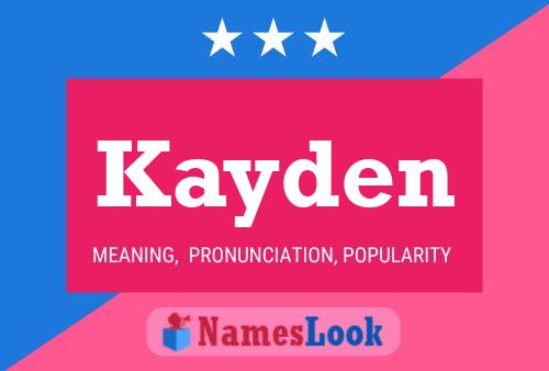 Póster del nombre Kayden