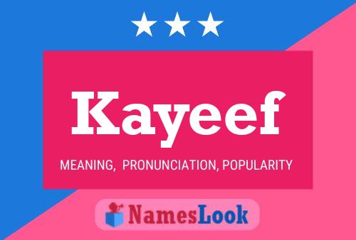 Póster del nombre Kayeef