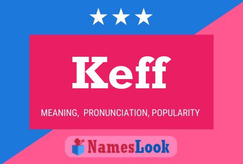 Póster del nombre Keff