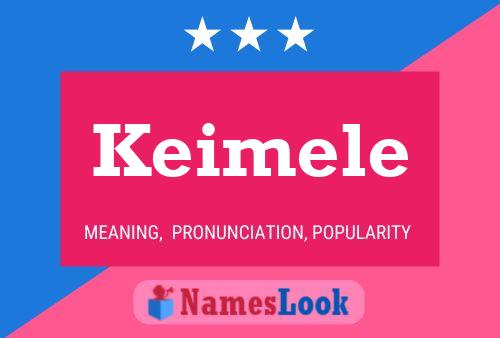 Póster del nombre Keimele